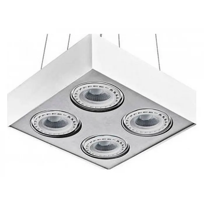 Подвесной светильник Azzardo Paulo 4 pendant 12V AZ1267 Цвет арматуры белый Цвет плафонов белый от ImperiumLoft