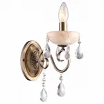 Бра Arte Lamp Onyx A9591AP-1AB Цвет арматуры бронза Цвет плафонов прозрачный