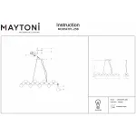 Подвесная люстра Maytoni MOD547PL-25B