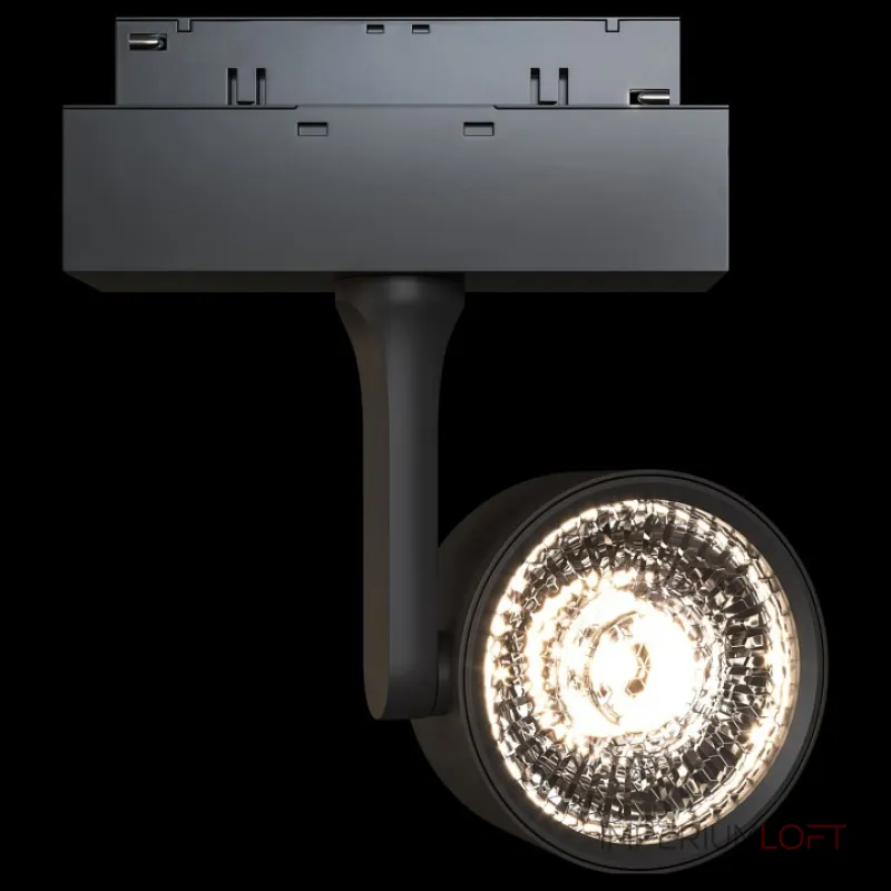 Светильник на штанге Maytoni Track lamps 3 TR024-2-10B3K Цвет арматуры черный Цвет плафонов черный