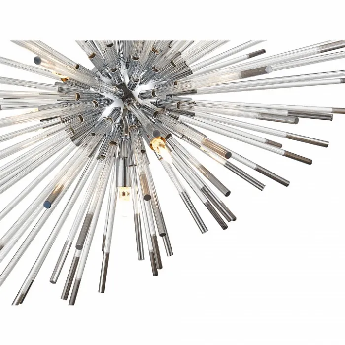 Светильник на штанге ST-Luce Callio SL1097.103.09 Цвет арматуры хром Цвет плафонов прозрачный от ImperiumLoft
