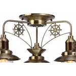 Потолочная люстра Arte Lamp Sailor A4524PL-3AB Цвет арматуры бронза Цвет плафонов прозрачный от ImperiumLoft