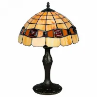 Настольная лампа декоративная Omnilux Almendra OML-80504-01 Цвет арматуры бронза Цвет плафонов разноцветный