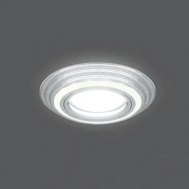 Встраиваемый светильник Gauss Backlight 15 BL138 Цвет арматуры хром Цвет плафонов хром