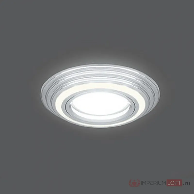Встраиваемый светильник Gauss Backlight 15 BL138 Цвет арматуры хром Цвет плафонов хром от ImperiumLoft