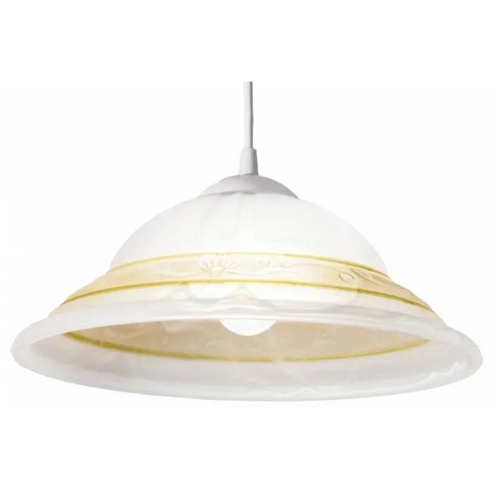 Подвесной светильник Arte Lamp Cucina A3434SP-1WH Цвет арматуры белый Цвет плафонов желтый от ImperiumLoft
