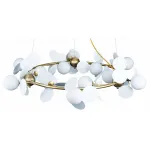 Подвесная люстра Loft it Matisse 10008/1050 white Цвет арматуры золото Цвет плафонов белый от ImperiumLoft