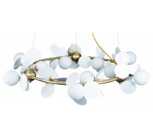 Подвесная люстра Loft it Matisse 10008/1050 white Цвет арматуры золото Цвет плафонов белый