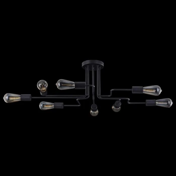 Люстра на штанге Maytoni Gilbert T532CL-08B Цвет арматуры черный от ImperiumLoft
