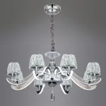 Подвесная люстра Citilux Eletto Montserrat EL338P08 Цвет плафонов белый Цвет арматуры хром от ImperiumLoft