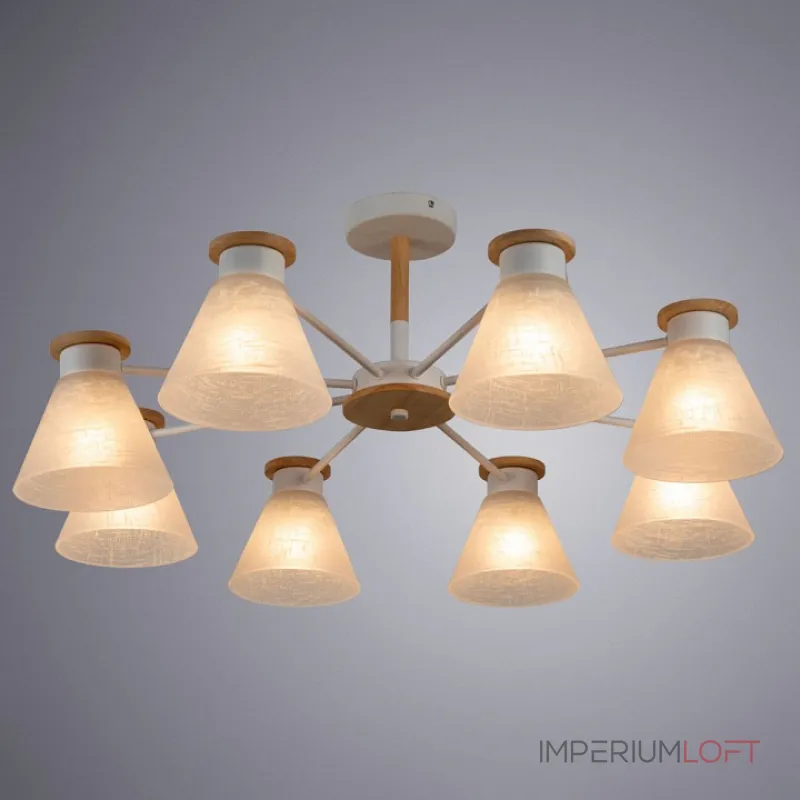Люстра на штанге Arte Lamp Tyler A1031PL-8WH 