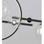 09408-10L,19 Люстра Иона черный w120*25 h95 G9 50W+Led 17W (4000K) (Led лампы в комплекте 4000К) от ImperiumLoft