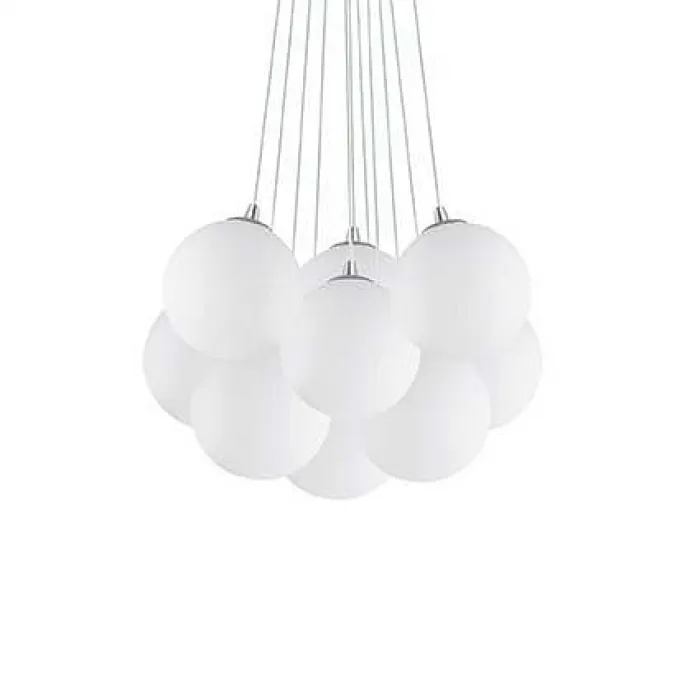 Подвесной светильник Ideal Lux Mapa MAPA BIANCO SP11 Цвет арматуры хром от ImperiumLoft