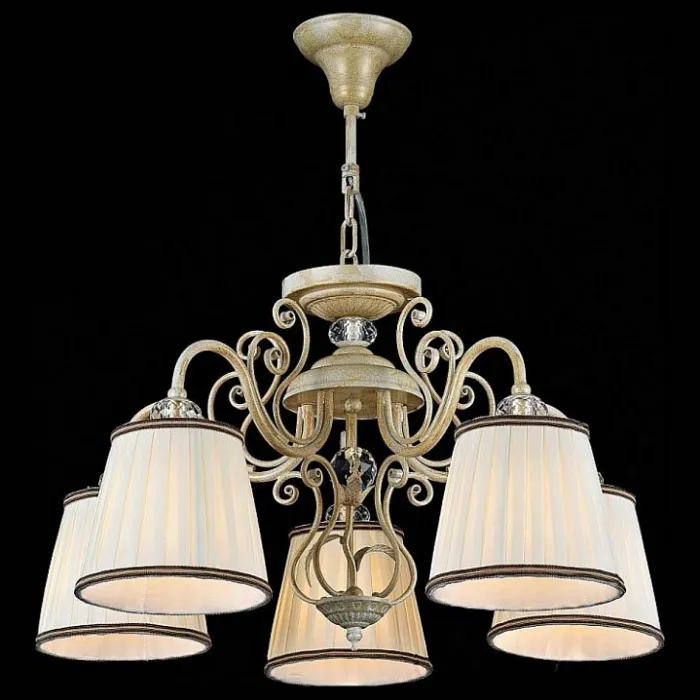 Подвесная люстра Maytoni Vintage ARM420-05-G Цвет арматуры кремовый Цвет плафонов белый от ImperiumLoft