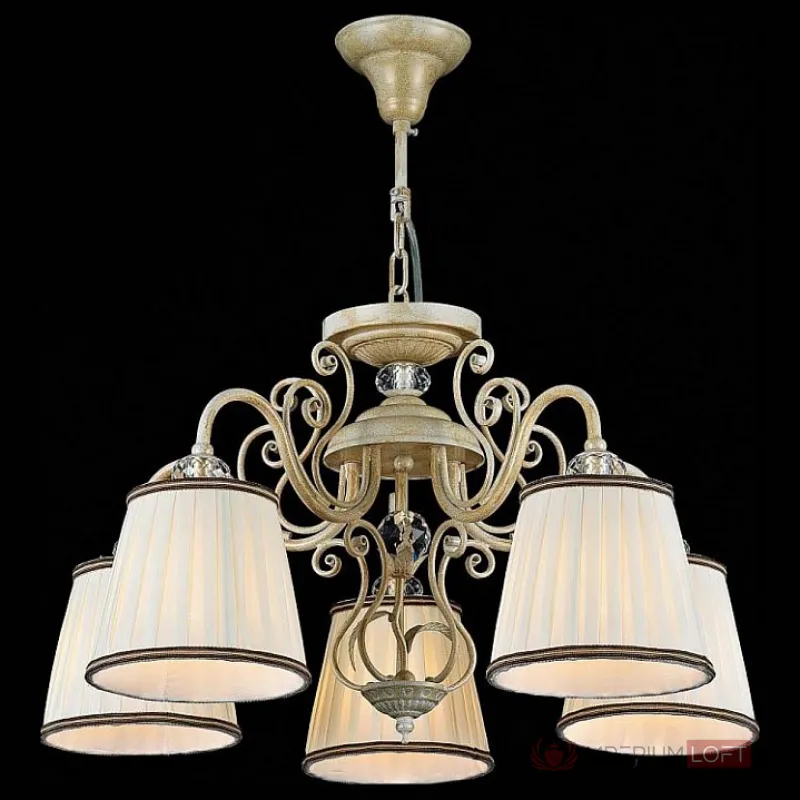 Подвесная люстра Maytoni Vintage ARM420-05-G Цвет арматуры кремовый Цвет плафонов белый от ImperiumLoft