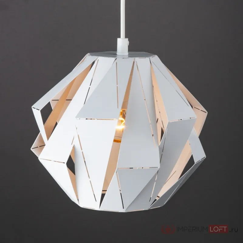 Подвесной светильник Eurosvet Moire 50137/1 белый от ImperiumLoft