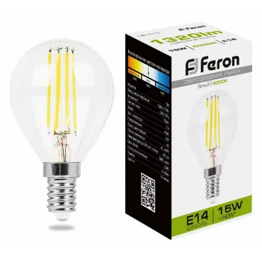 Лампа светодиодная Feron LB-515 E14 15Вт 4000K 38250