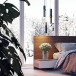 Подвесной светильник Odeon Light Sakra 4073/5L Цвет арматуры черный Цвет плафонов золото от ImperiumLoft