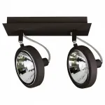 Спот Lightstar Varieta 9 210327 Цвет арматуры черный Цвет плафонов черный от ImperiumLoft