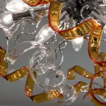 Потолочная люстра Citilux Рандом CL222162 Цвет арматуры хром Цвет плафонов янтарный от ImperiumLoft