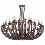Подвесная люстра Vitaluce V3295 V3295-7/20+10 Цвет арматуры коричневый от ImperiumLoft