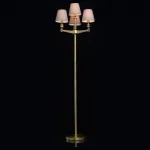 Торшер MW-Light ДельРей 700042504 Цвет арматуры латунь Цвет плафонов серый от ImperiumLoft