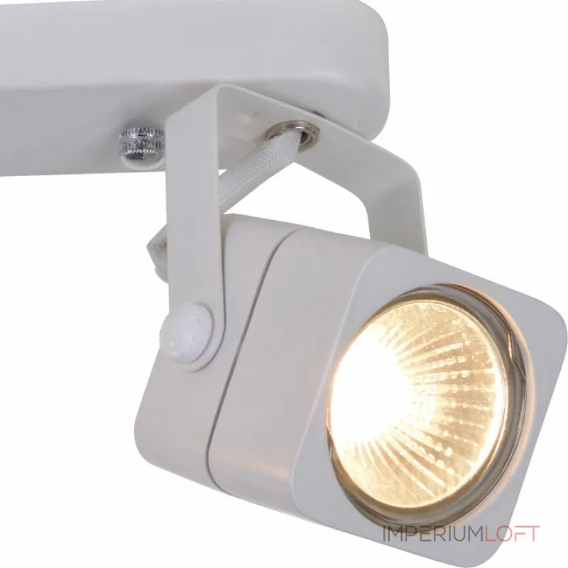 Спот Arte Lamp Lente A1314PL-2WH Цвет арматуры белый Цвет плафонов белый