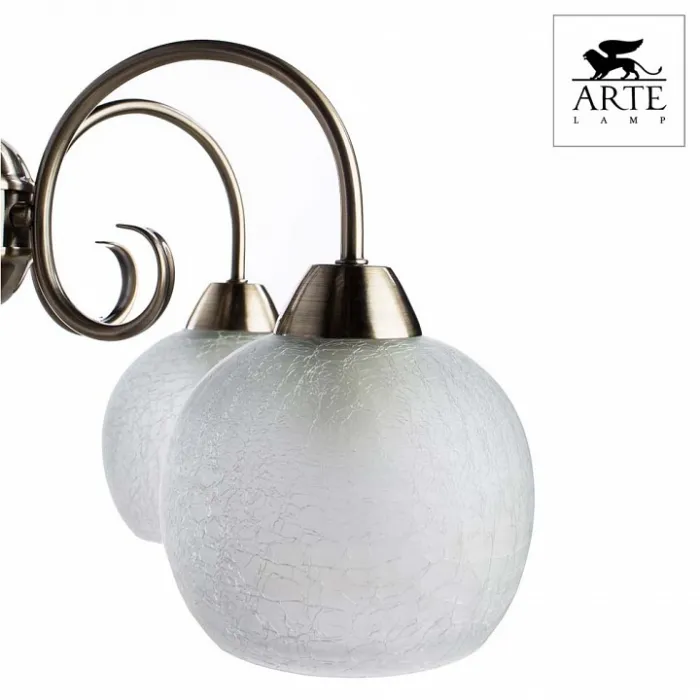Подвесная люстра Arte Lamp Margo A9316LM-5AB Цвет арматуры бронза Цвет плафонов белый от ImperiumLoft