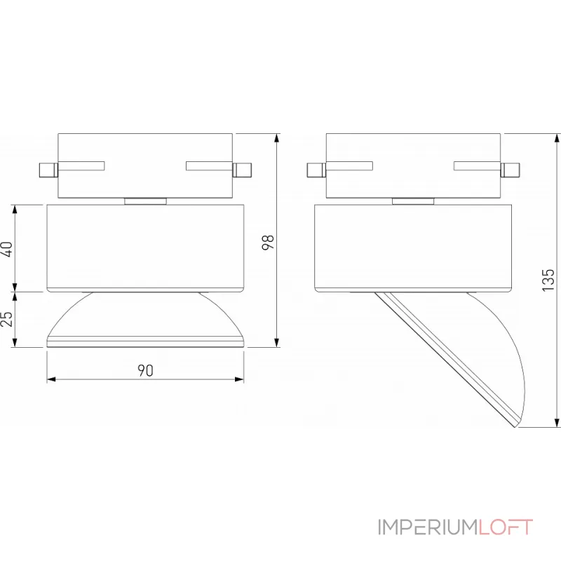Трековый светильник Elektrostandard Smooth a062874