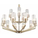 Подвесная люстра Omnilux Ledro OML-69903-15 Цвет арматуры бронза Цвет плафонов прозрачный от ImperiumLoft