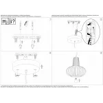 Подвесной светильник Ideal Lux Citrus-2 CITRUS-2 SP1 Цвет арматуры черный Цвет плафонов коричневый от ImperiumLoft