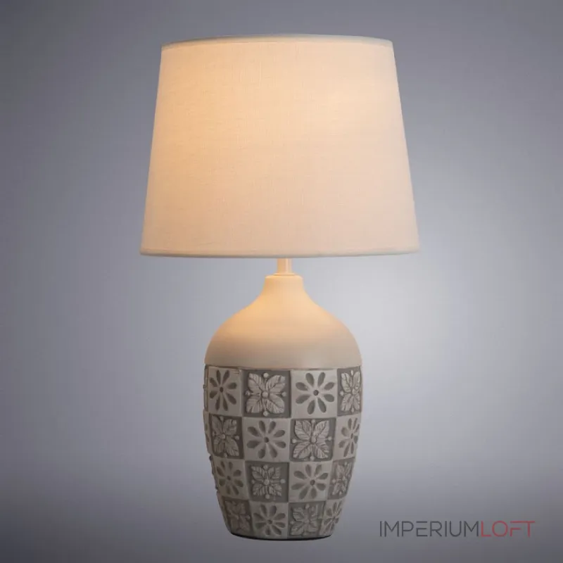 Настольная лампа декоративная Arte Lamp Twilly A4237LT-1GY Цвет плафонов белый Цвет арматуры серый Настольная лампа декоративная Arte Lamp Twilly A4237LT-1GY Цвет плафонов белый Цвет арматуры серый