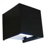 08585,19(3000K) Светильник КУБ черный w10x10 h10 Led 6w (3000K) IP65 от ImperiumLoft