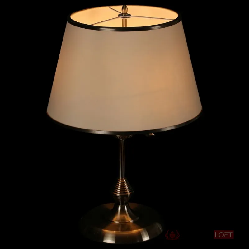 Настольная лампа декоративная Arte Lamp Alice A3579LT-3AB Цвет арматуры бронза Цвет плафонов кремовый от ImperiumLoft