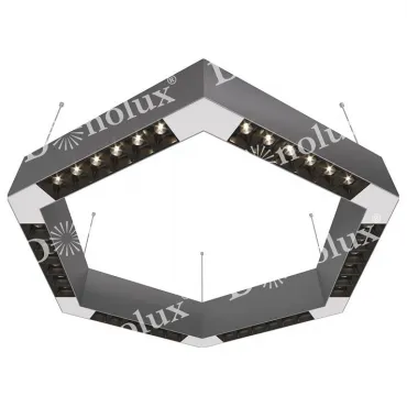 Подвесной светильник Donolux DL18515 DL18515S111А36.34.500BW Цвет арматуры серебро Цвет плафонов черно-белый
