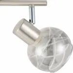 Спот TopLight Kristal TL1236Y-02SN Цвет арматуры никель Цвет плафонов серый