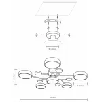Потолочная люстра Velante Velante 446-207-06