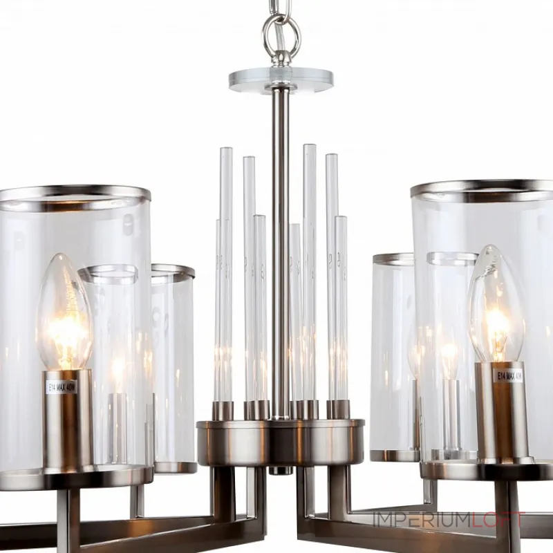 Подвесная люстра Stilfort Vase 1046/11/08P Цвет плафонов серый Цвет арматуры черный