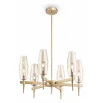 Люстра на штанге Maytoni Lita H002PL-06G 