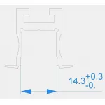 Профиль накладной  Deko-Light ET-04-12 975231 Цвет арматуры серебро от ImperiumLoft