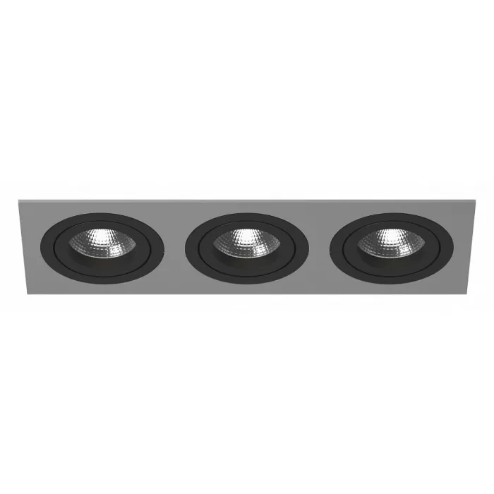 Встраиваемый светильник Lightstar Intero 16 triple quadro i539070707 Цвет арматуры разноцветный Цвет плафонов белый от ImperiumLoft