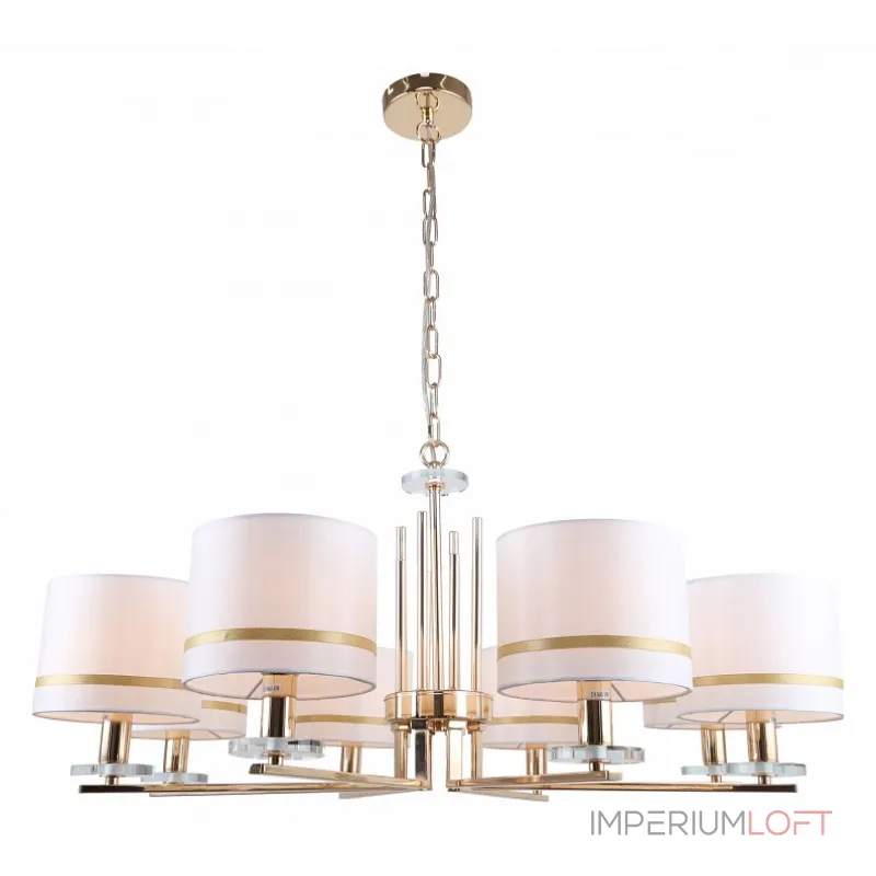 Подвесная люстра Stilfort Chart 1045/03/08P Цвет плафонов белый Цвет арматуры золото Подвесная люстра Stilfort Chart 1045/03/08P Цвет плафонов белый Цвет арматуры золото