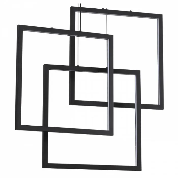 Подвесной светильник Ideal Lux Frame FRAME SP QUADRATO NERO Цвет плафонов черный от ImperiumLoft