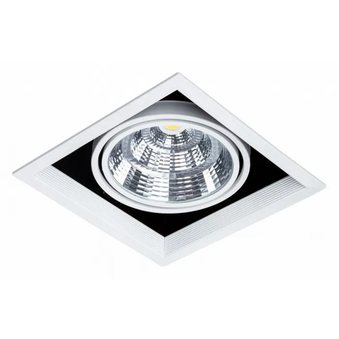 Встраиваемый светильник Arte Lamp Merga A8450PL-1WH Цвет арматуры Белый от ImperiumLoft