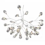 Подвесная люстра ST-Luce Riccardo SL411.513.45 Цвет арматуры белый Цвет плафонов серый от ImperiumLoft