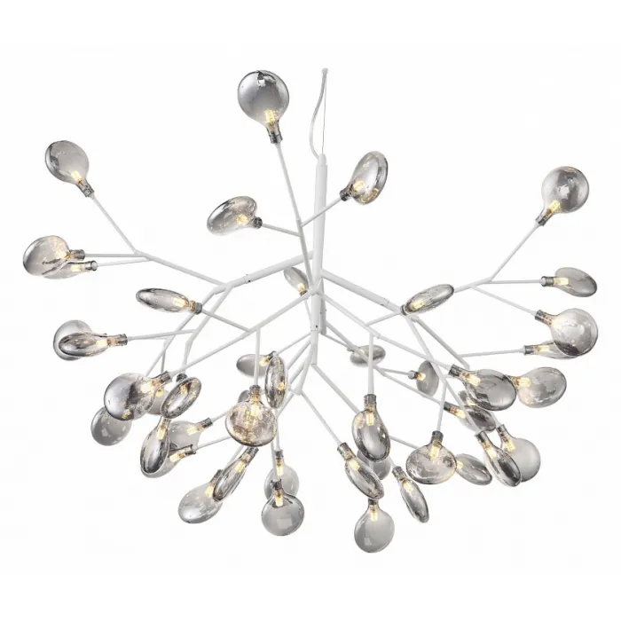 Подвесная люстра ST-Luce Riccardo SL411.513.45 Цвет арматуры белый Цвет плафонов серый от ImperiumLoft