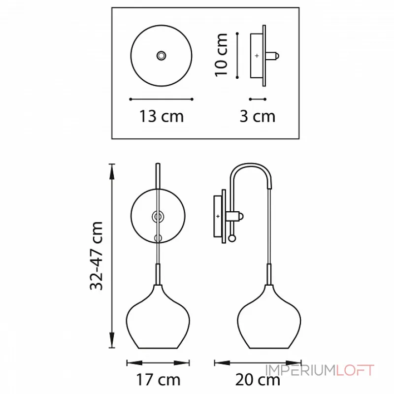 Бра Lightstar Pentola 803548 Цвет арматуры хром Цвет плафонов зеленый от ImperiumLoft Бра Lightstar Pentola 803548 Цвет арматуры хром Цвет плафонов зеленый от ImperiumLoft