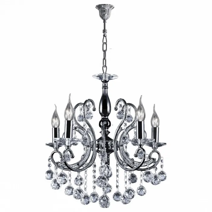 Подвесная люстра Osgona Elegante 708054 Цвет арматуры хром Цвет плафонов прозрачный от ImperiumLoft