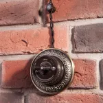 Комплект из 100 изоляторов керамических Werkel коричневый Ретро W6431414 от ImperiumLoft