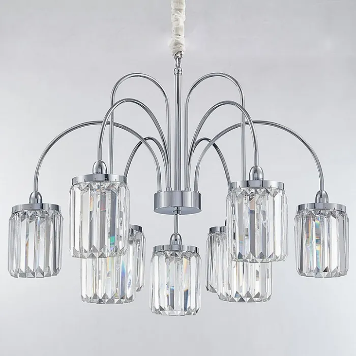 Подвесная люстра Newport 4500 4506+3/C chrome Цвет арматуры хром Цвет плафонов прозрачный от ImperiumLoft